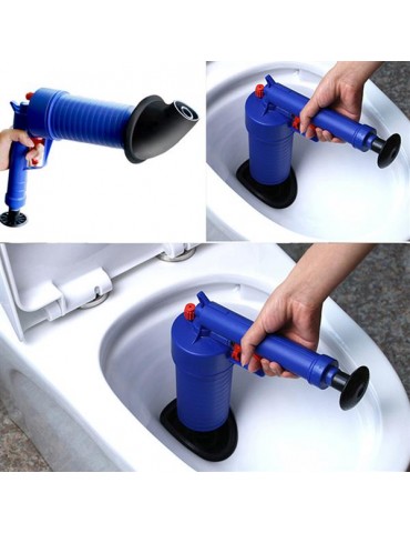 Drain Pump Cleaner Air Power Blaster Unblock Adapters Toilet Wash Basin Home