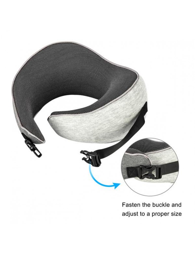 [US-W]Arc Neck Pillow SN-FC592 Buckle Gray