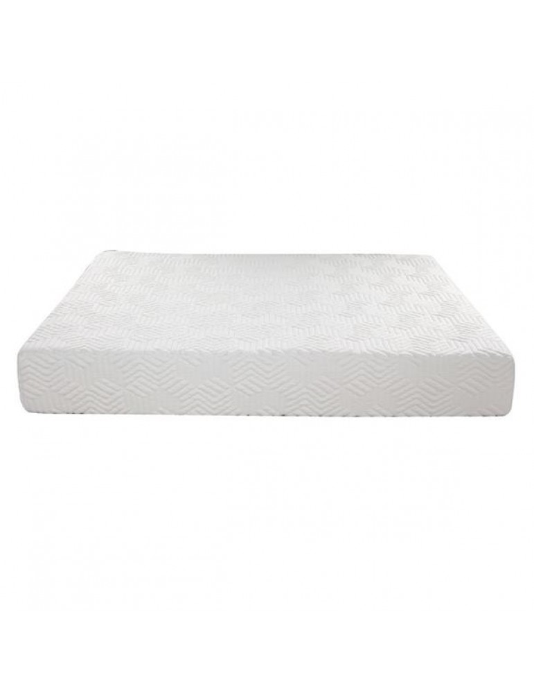 10" Four-Layer COOL Medium Firm Memory Cotton Mattress with Two Pillow Punches