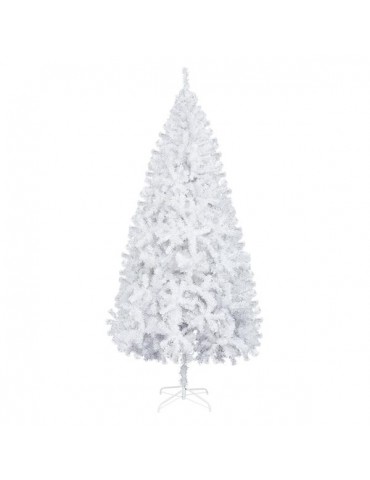 7FT Iron Leg White Christmas Tree with 950 Branches