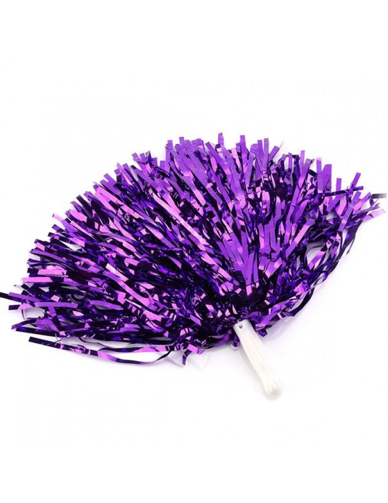 Lala Flower Ball Straight Handle Handle Length 7cm Wire Length 24cm 20g Each 1 Pack 6 Pieces (Purple)
